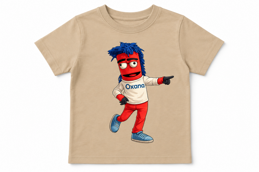Kinder T-Shirt "Oxana" – Hochwertiges Baumwollshirt mit lustigem Motiv