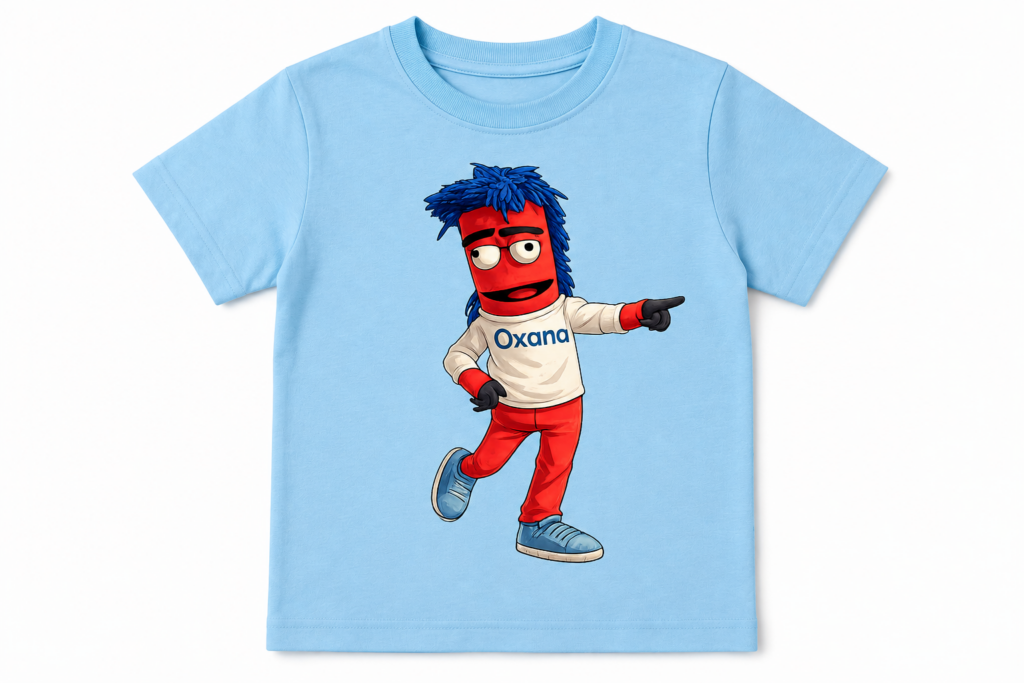 Kinder T-Shirt "Oxana" – Hochwertiges Baumwollshirt mit lustigem Motiv