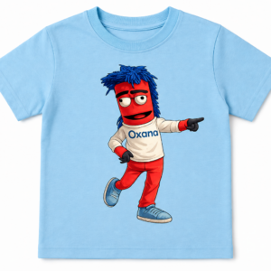 Kinder T-Shirt "Oxana" – Hochwertiges Baumwollshirt mit lustigem Motiv – Bild 3